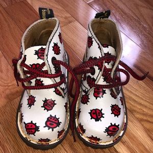 Dr. Martin TODDLER Lady Bug boots size 7